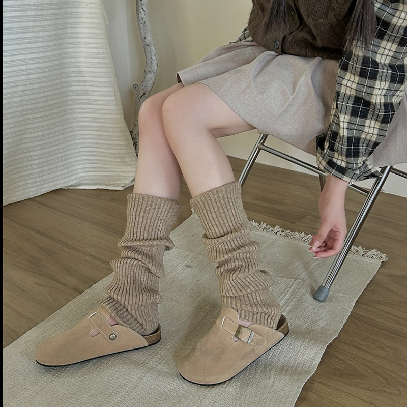 【堆堆袜套】网红松弛感穿搭袜套显瘦时尚雪地靴腿套冬日保暖中筒袜