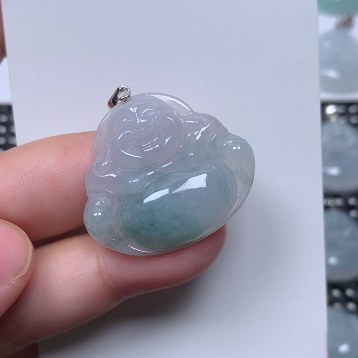 颈饰未镶嵌翡翠佛公