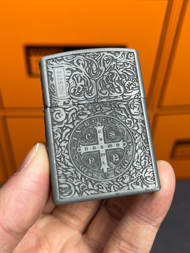 ZORRO康斯坦丁古银做旧防风煤油打火机（需自行配油）ZK26-2