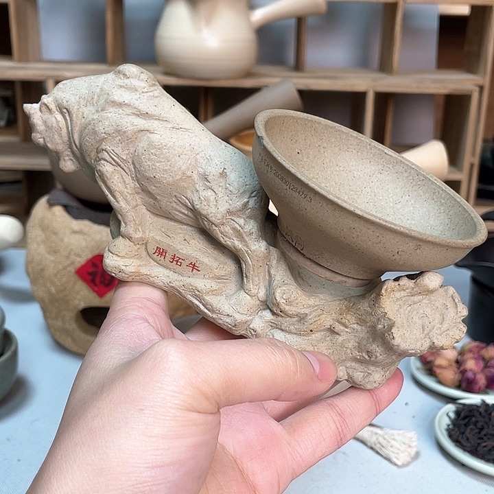 壶老段烧陶瓷茶器！