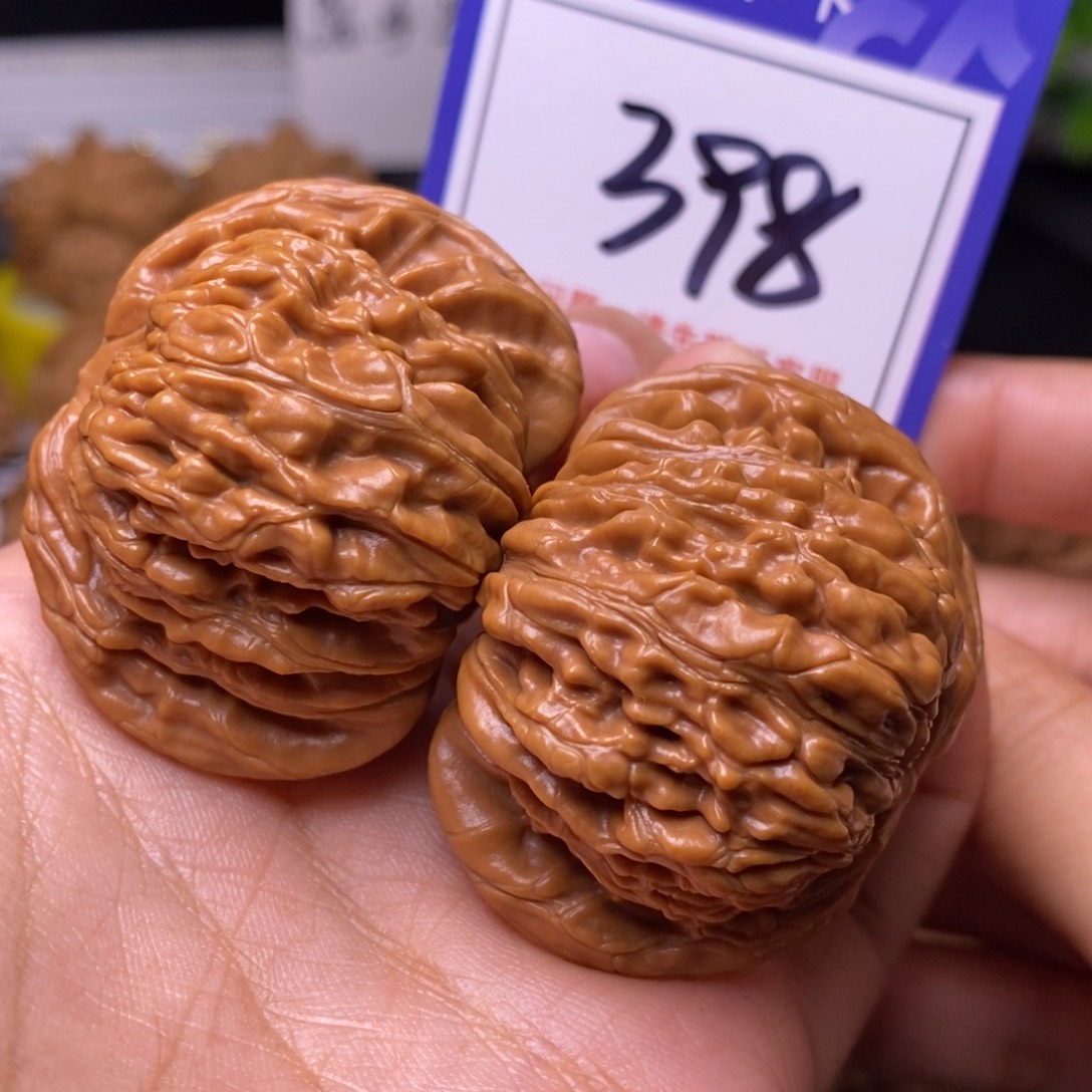 文玩核桃把件44全品四座楼398