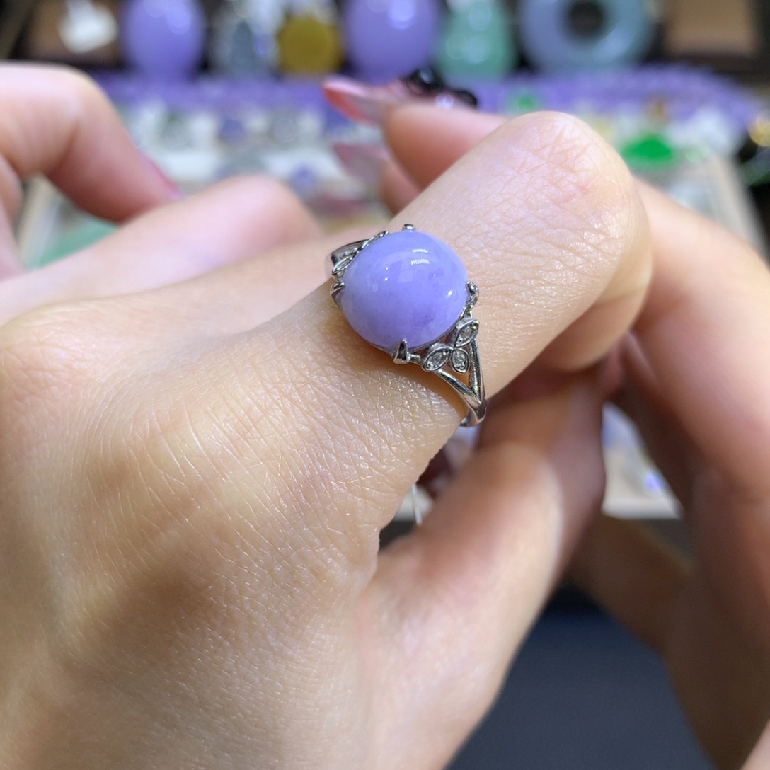 翡翠颈饰银S925镶嵌翡翠