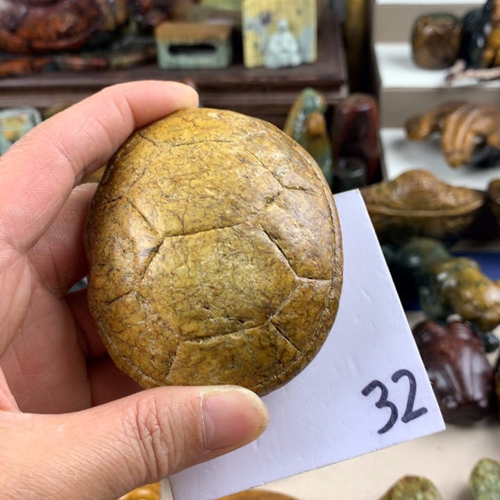 岫岩河磨玉（透闪石质玉）手把件 有瑕未镶嵌大*