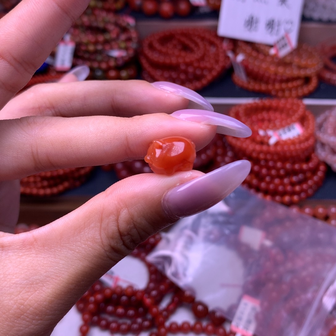 未镶嵌手链南红玛瑙35号