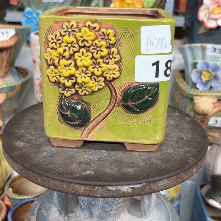 紫砂花盆粗陶材质多肉花盆