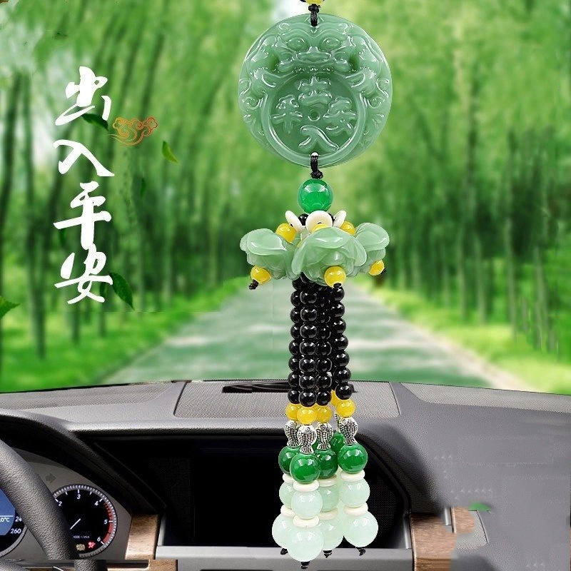 2025新款出入平安汽车挂件平平安安双面貔貅挂饰高档车载装饰品
