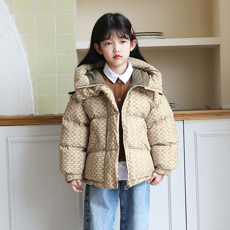 宝宝羽绒服小童亲子短款冬季宝宝羽绒服女童羽绒服加厚90绒23178