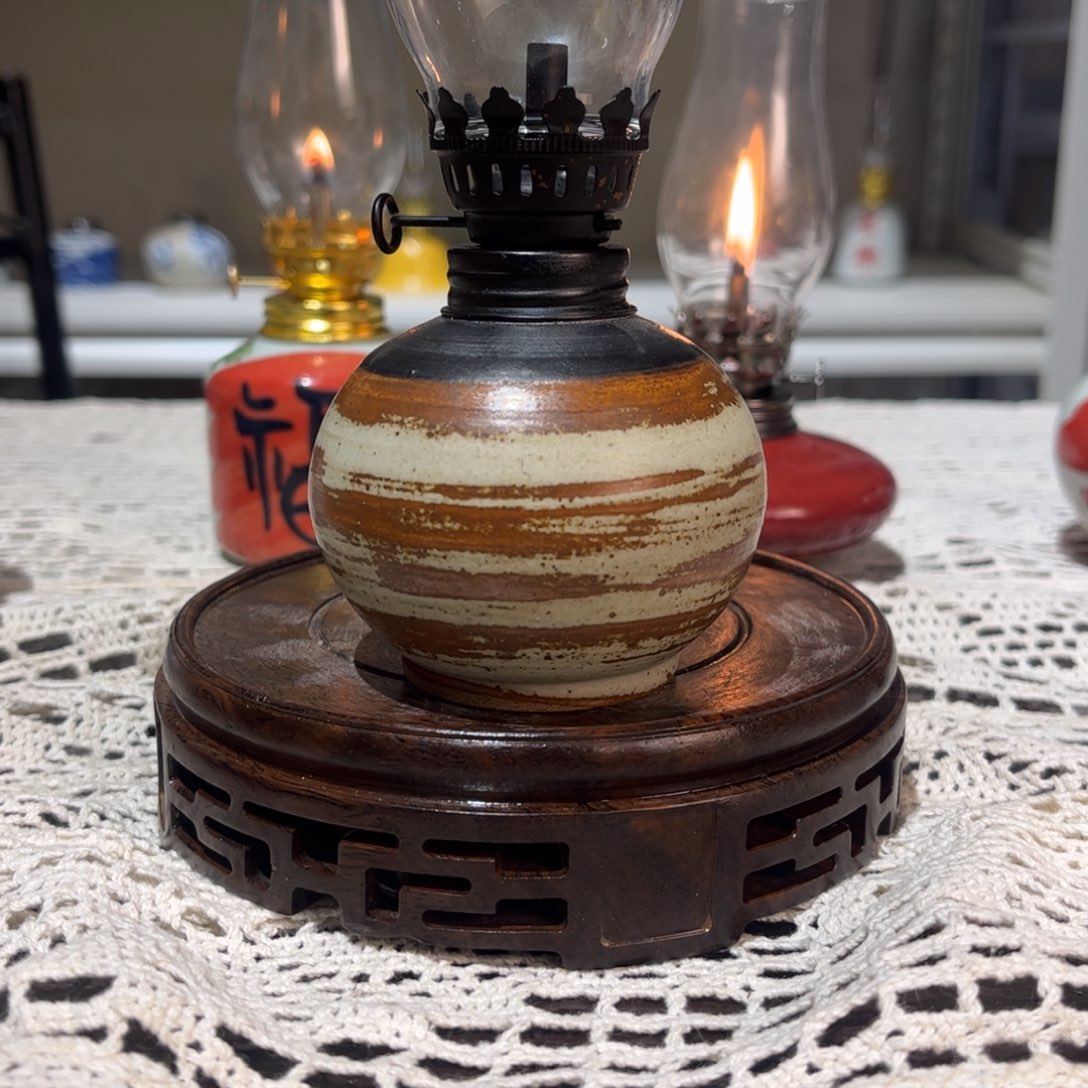 摆件景德镇陶瓷香薰灯