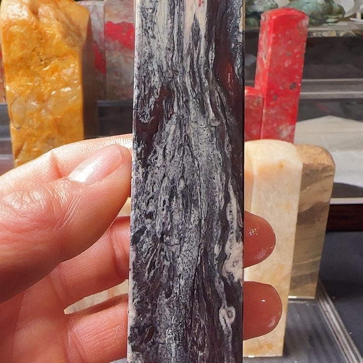 噬***魂印石昌化石昌化鸡血石印章