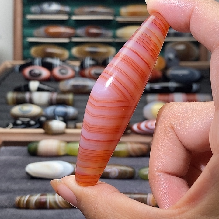 天***转玛瑙/玉髓未镶嵌吊坠(不含链)