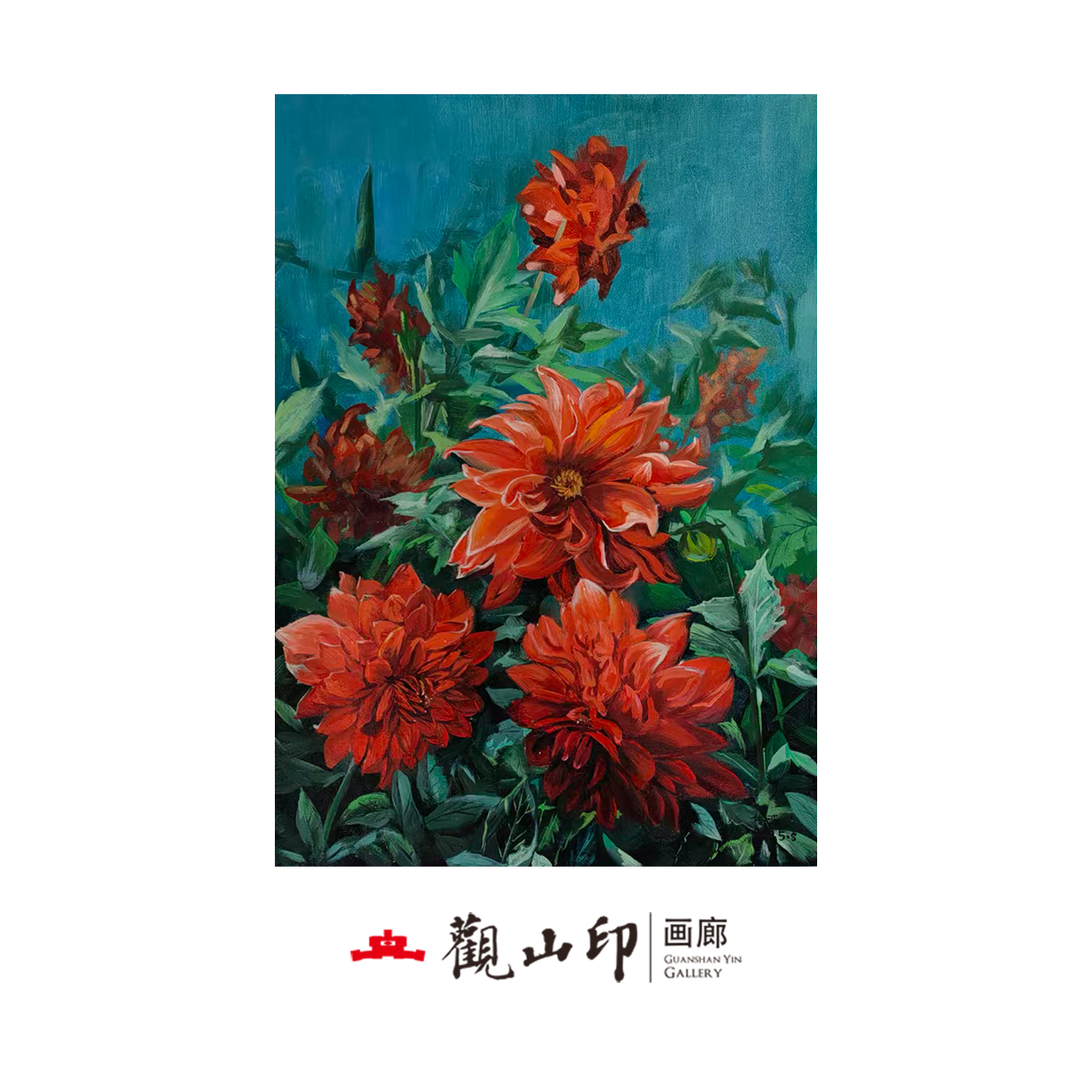 WCB原创手绘油画80x58cm意式轻奢风餐厅沙发背景挂画2327