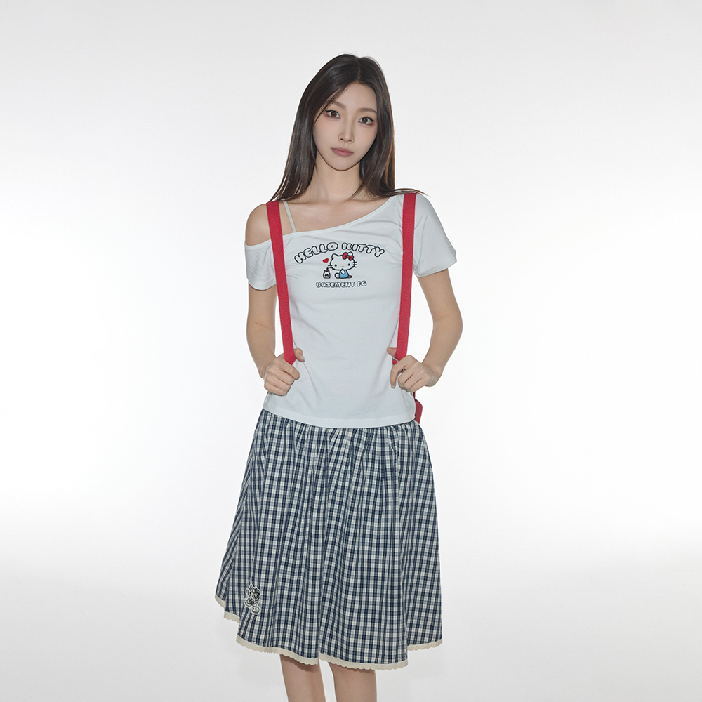 BASEMENT FGxHello Kitty美式复古印花针织长袖T恤251020912005