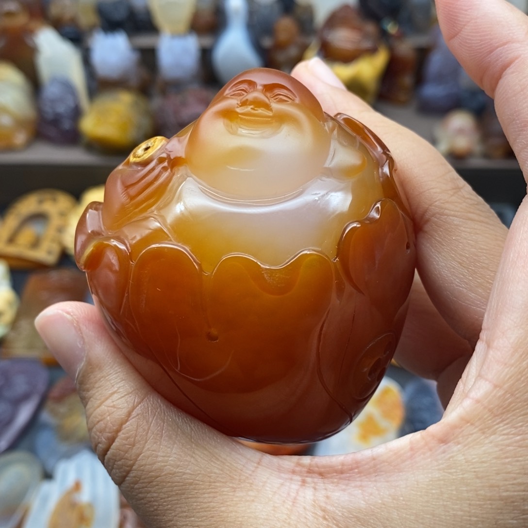 未镶嵌吊坠(不含链)玛瑙/玉髓布**囊