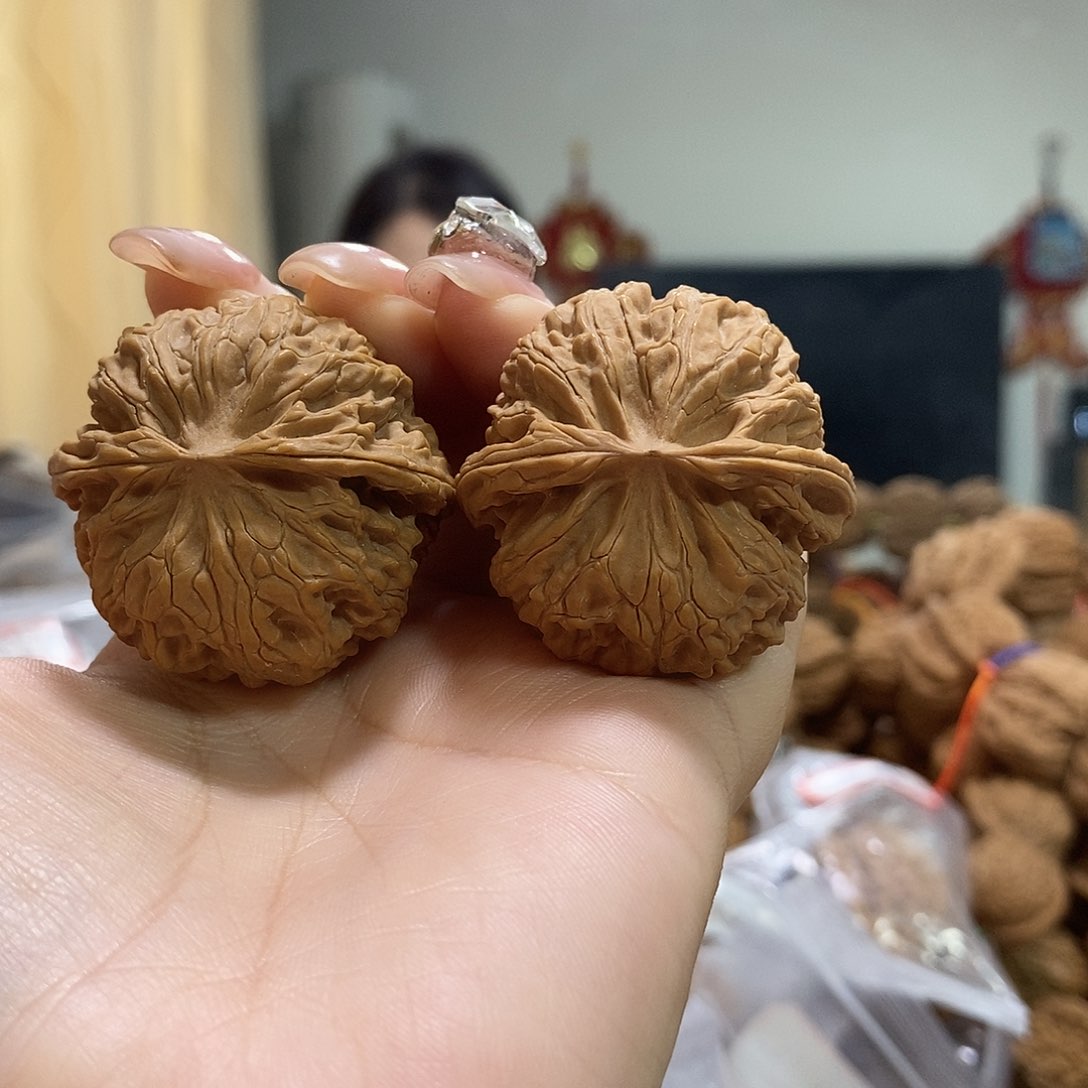 把件文玩核桃38球苹果园