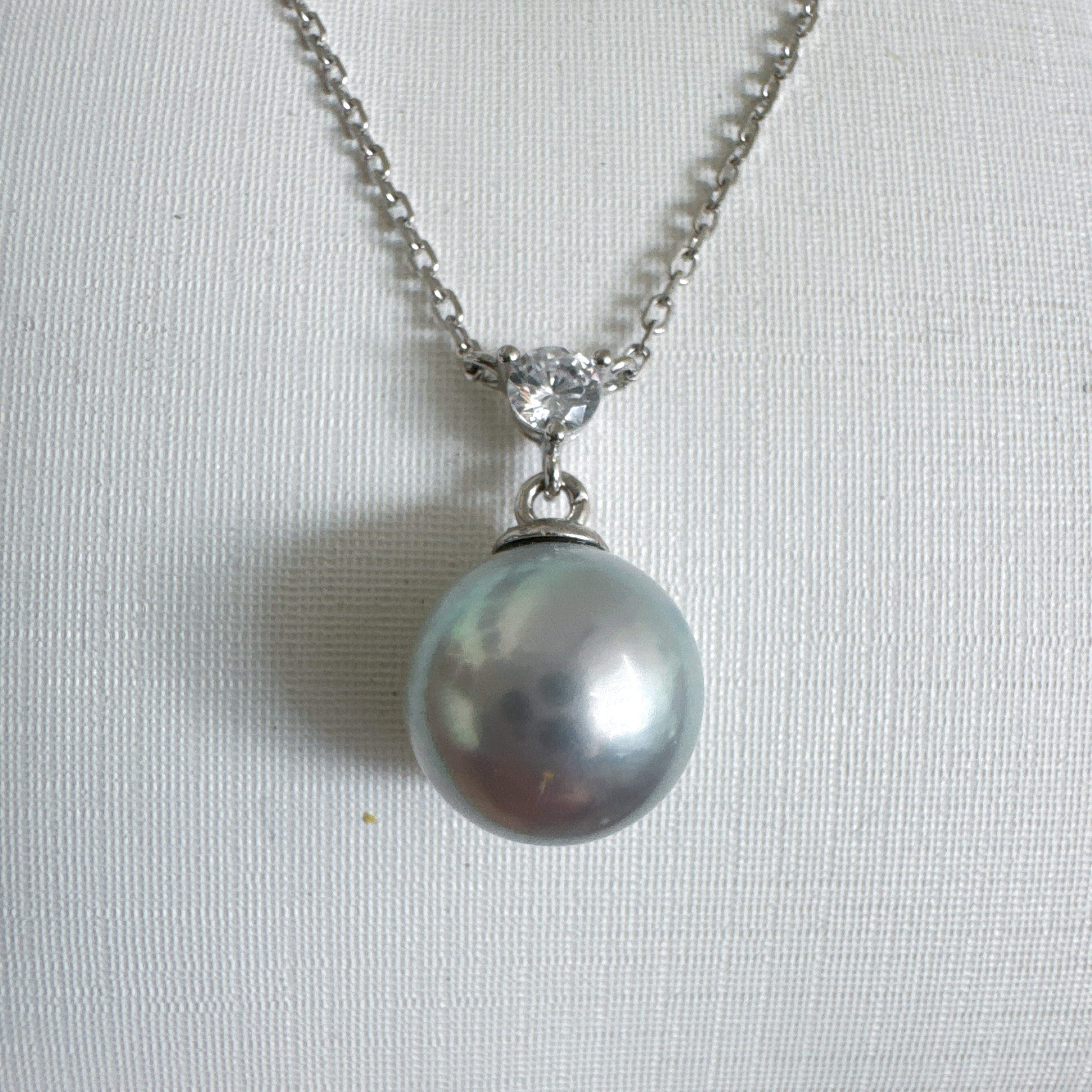 H001海水珍珠真多麻吊坠9-10