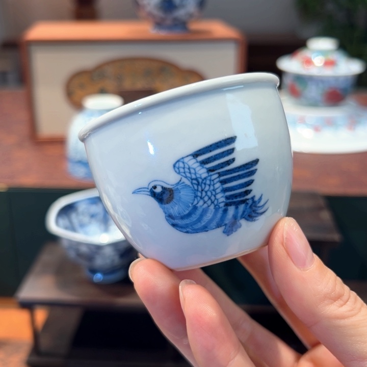 陶其他鸳鸯小缸杯