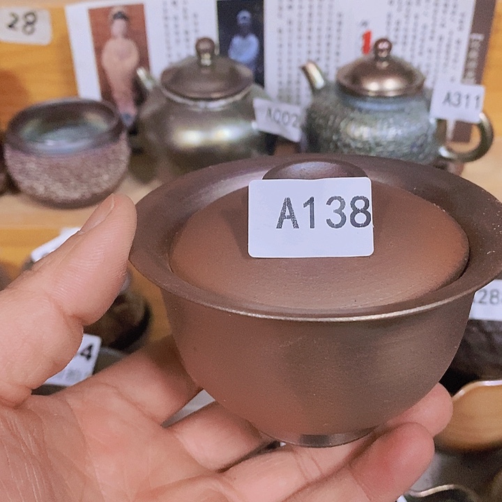 紫砂茶杯柴烧纯手工138