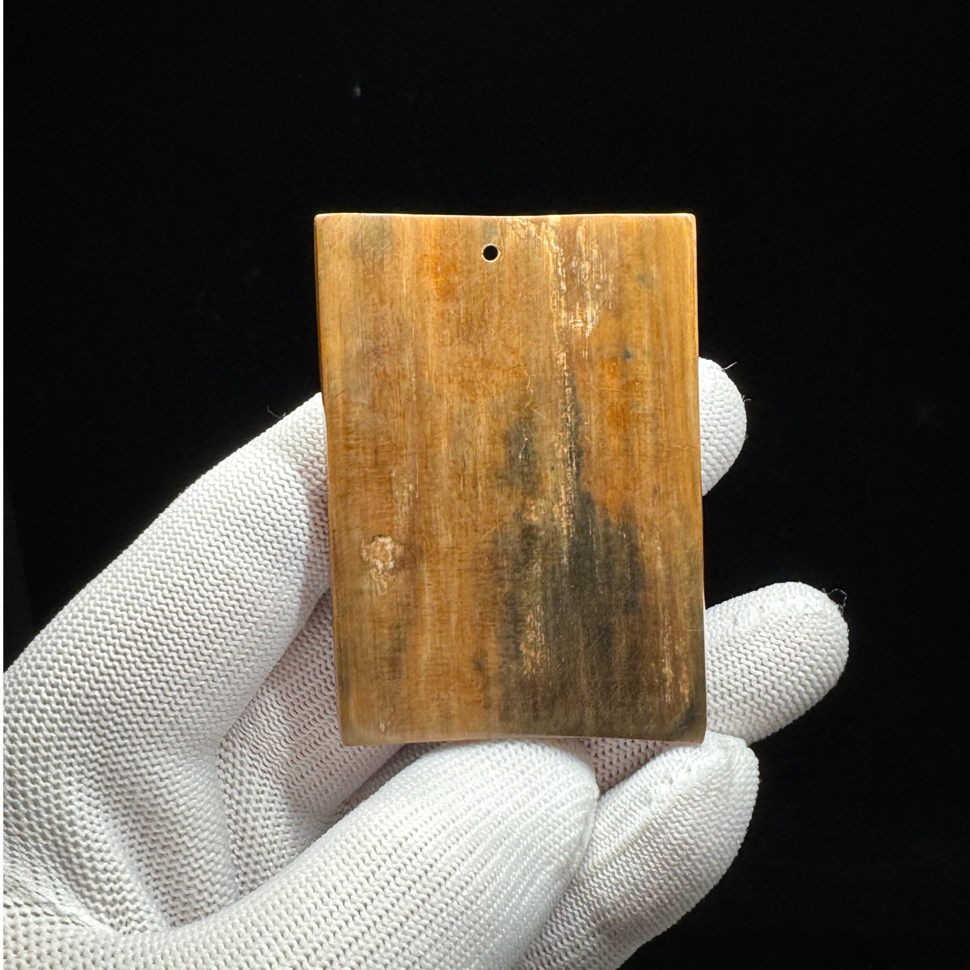 F8047天然猛犸牙牌子支持鉴定假一罚四