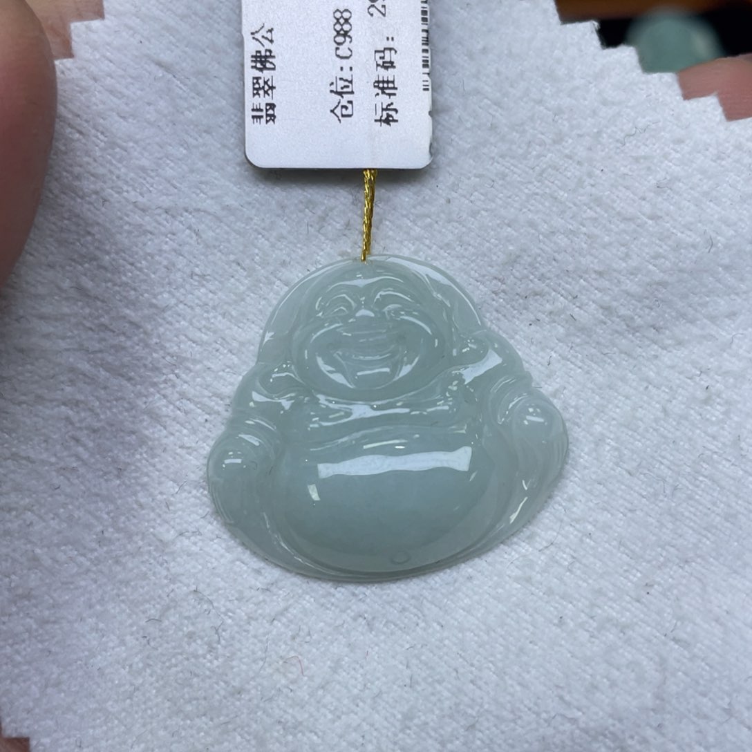 颈饰未镶嵌翡翠佛公