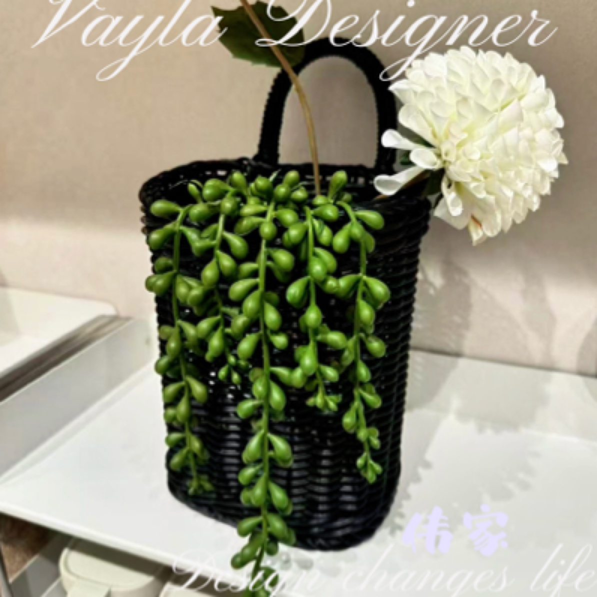 掬涵高档ins风仿真花客厅装饰餐桌摆设大丽花情人泪装饰花艺【荐】