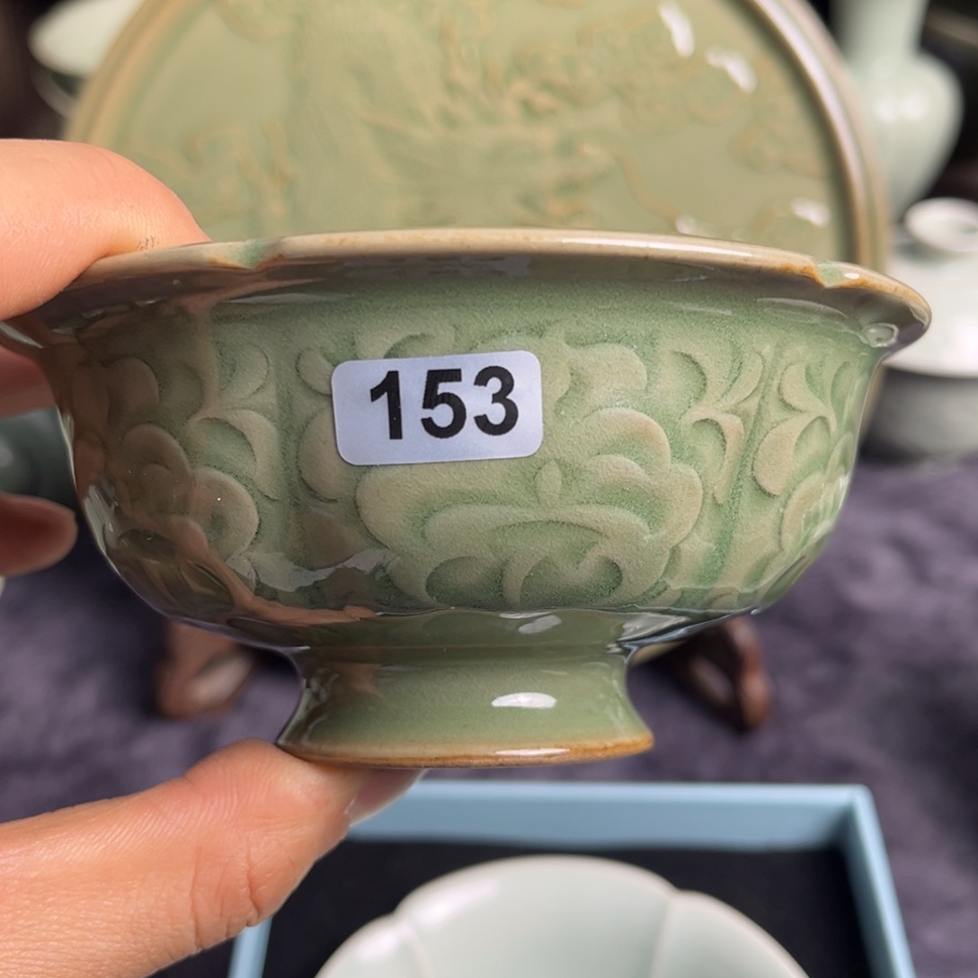 瓷手工折楞杯 153 号特价