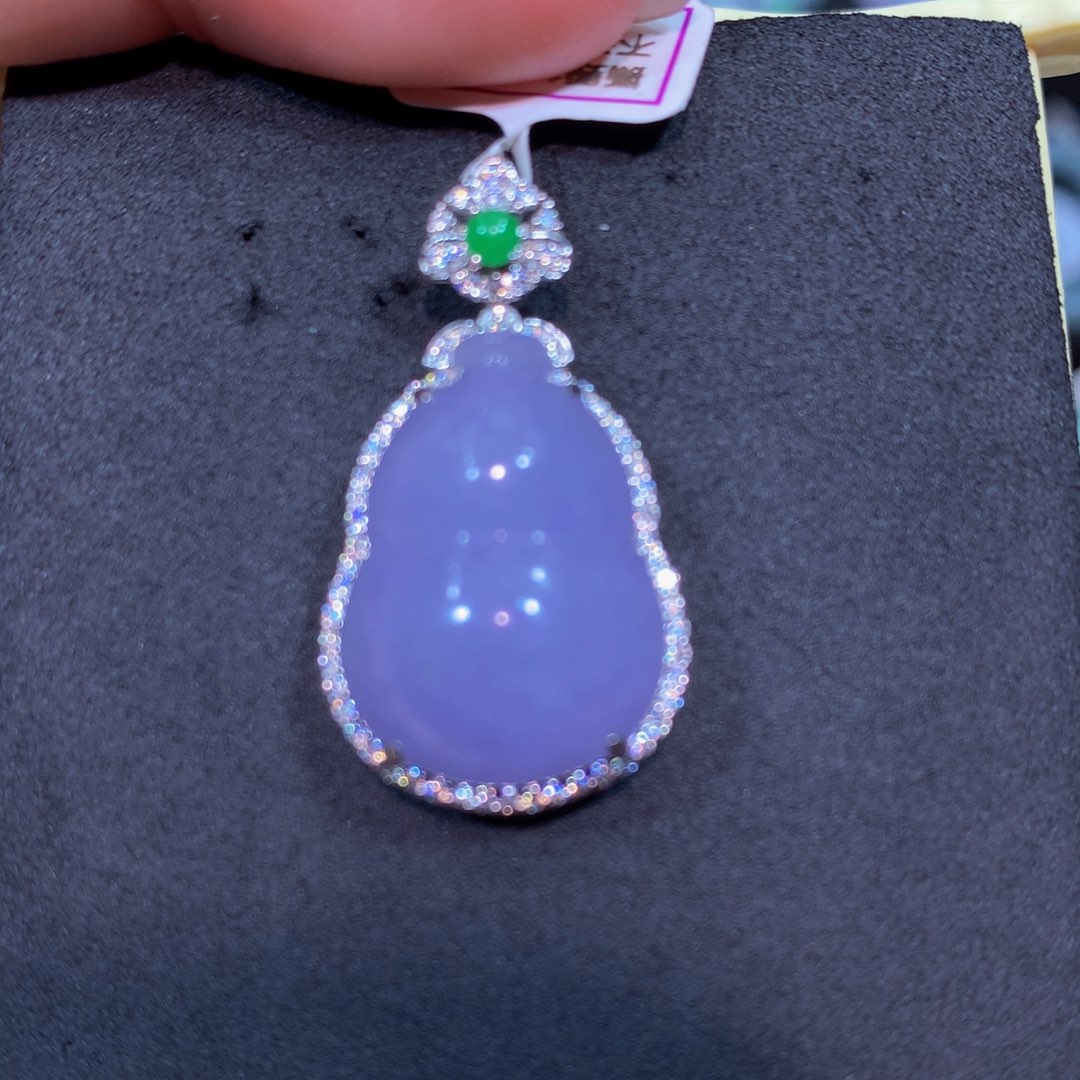 翡翠18K金镶嵌手链翡翠