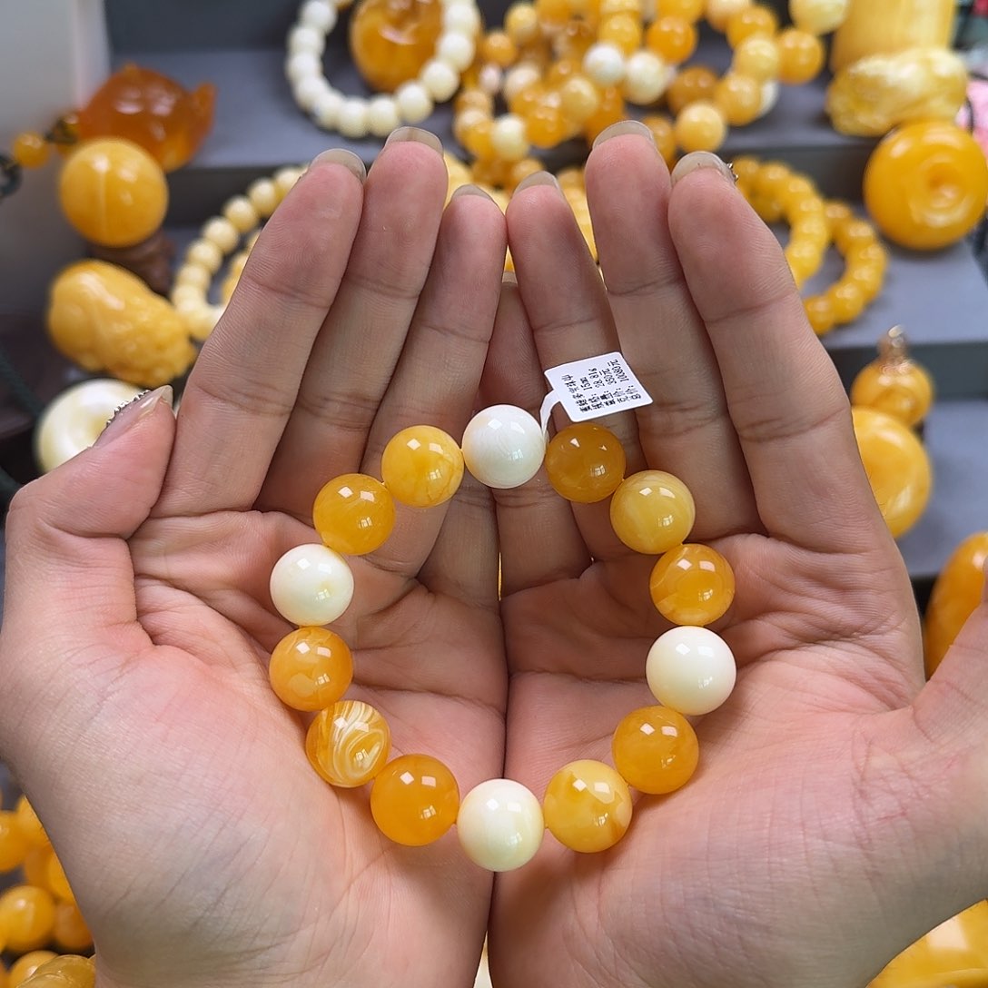 蜜蜡珠宝奇石未镶嵌15mm