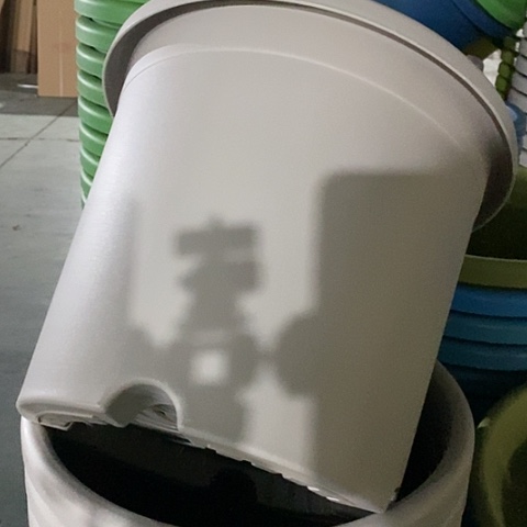 树脂微瑕5#无托灰白6个