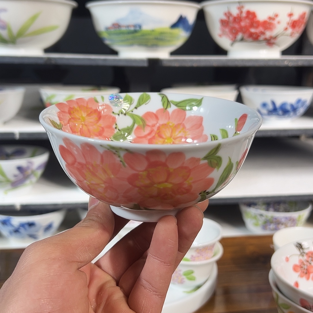 陶瓷景德镇高温釉下陶瓷5寸碗