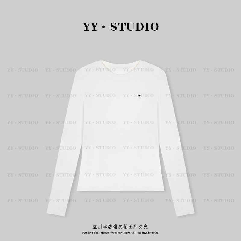 【YANYAN】‘’面膜T‘’夏季新款圆领刺绣小蜜蜂长袖T恤YY-2403