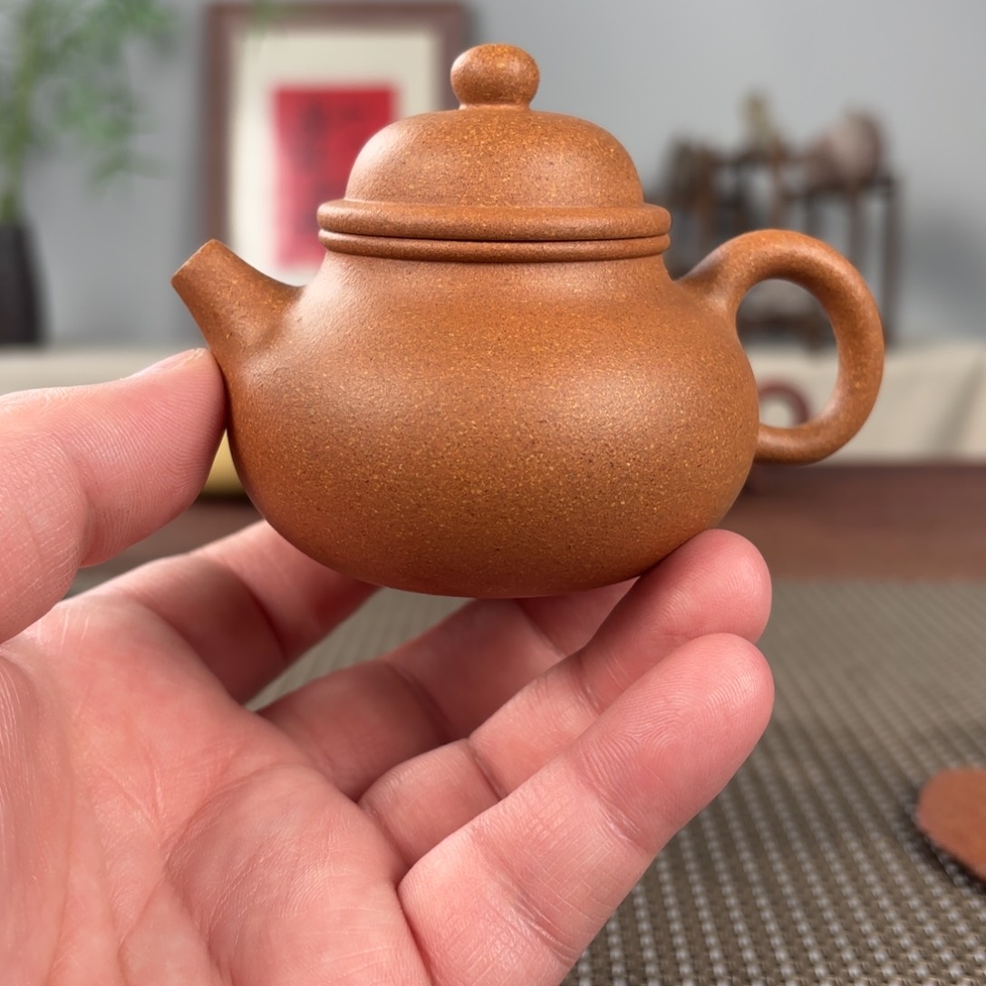 紫砂茶壶黄龙山原矿紫砂壶