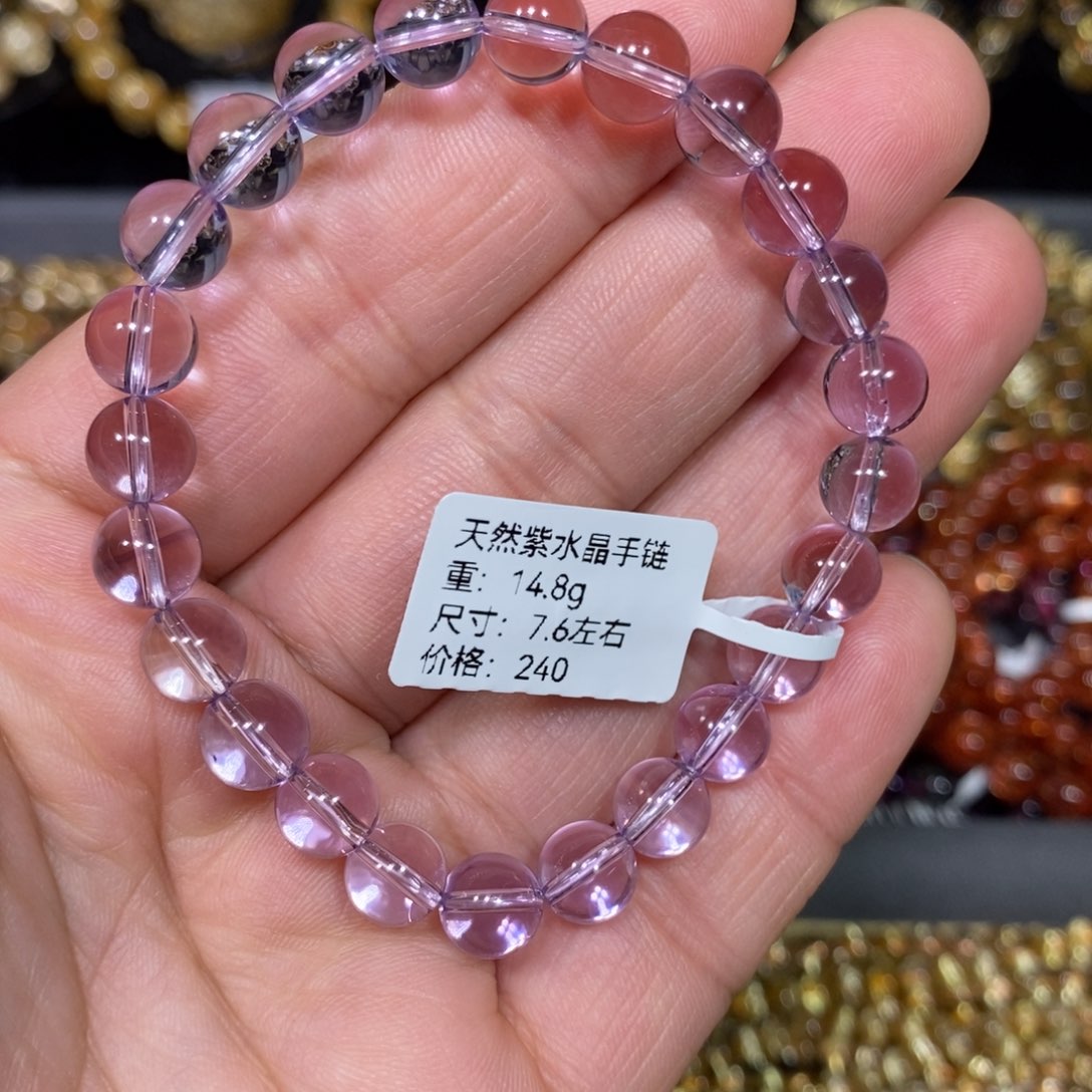 水晶手链未镶嵌晓*周