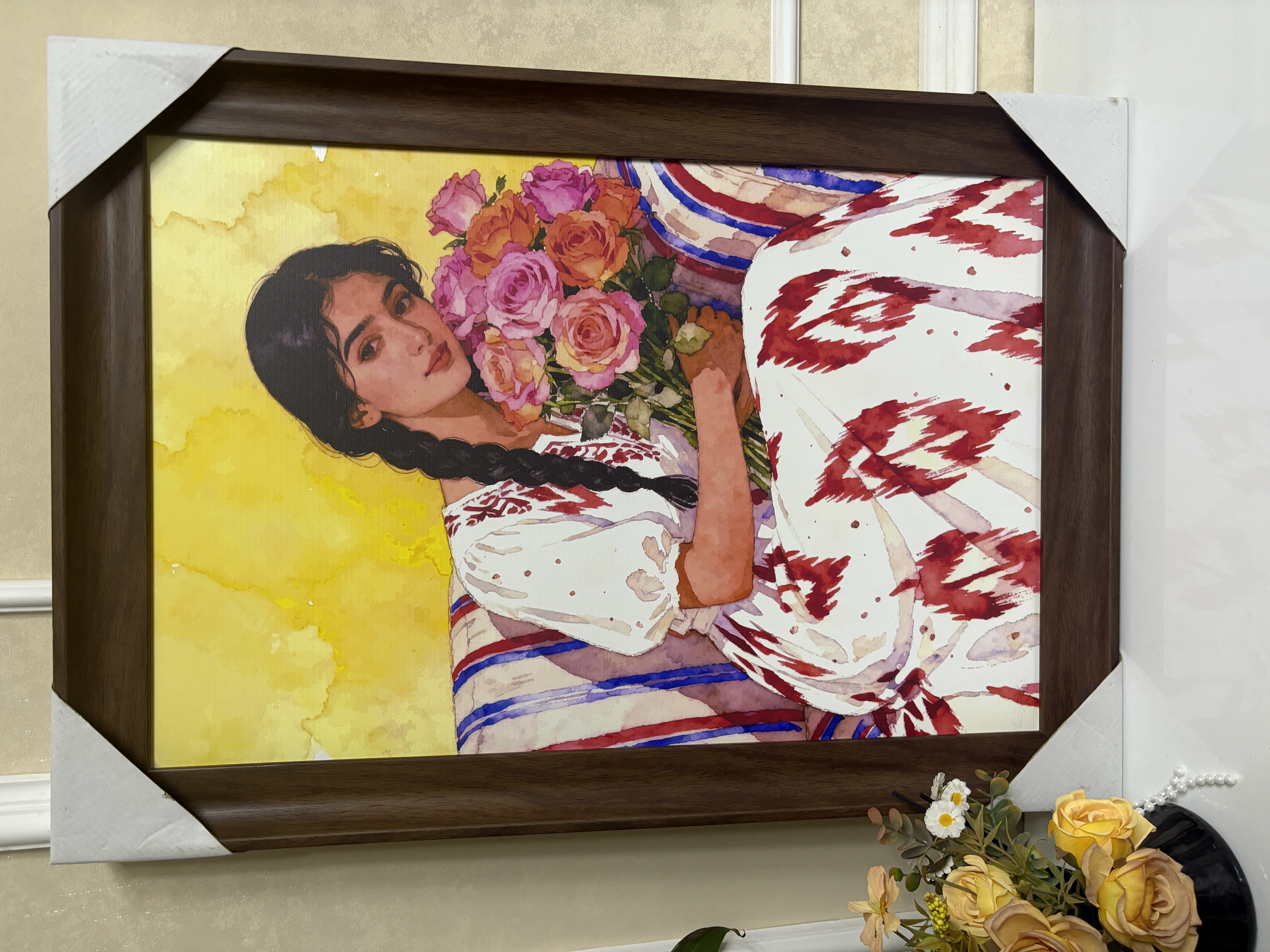 新疆客厅餐厅法式装饰画挂画