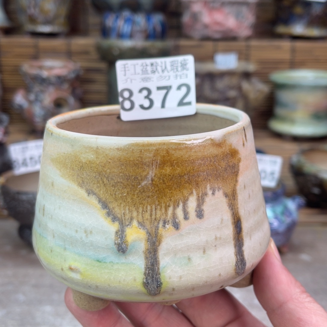 手工花盆默认瑕疵完美者勿拍