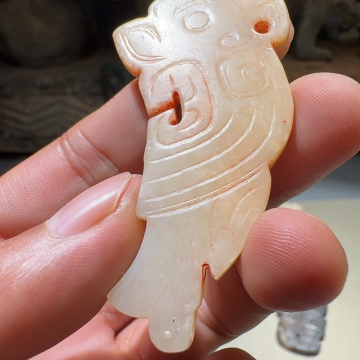 颈饰未镶嵌和田玉（糖玉）