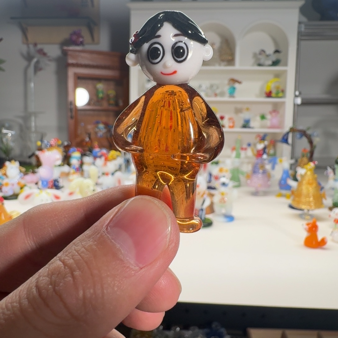 手工艺品琉璃女孩
