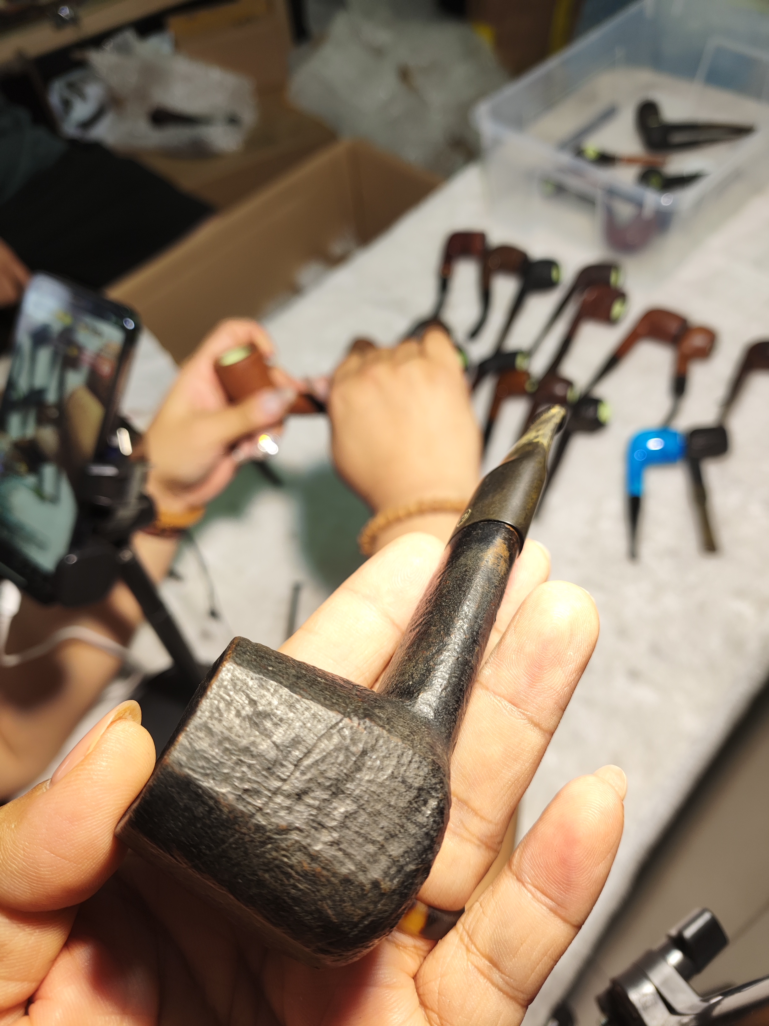 人生老板专拍烟斗