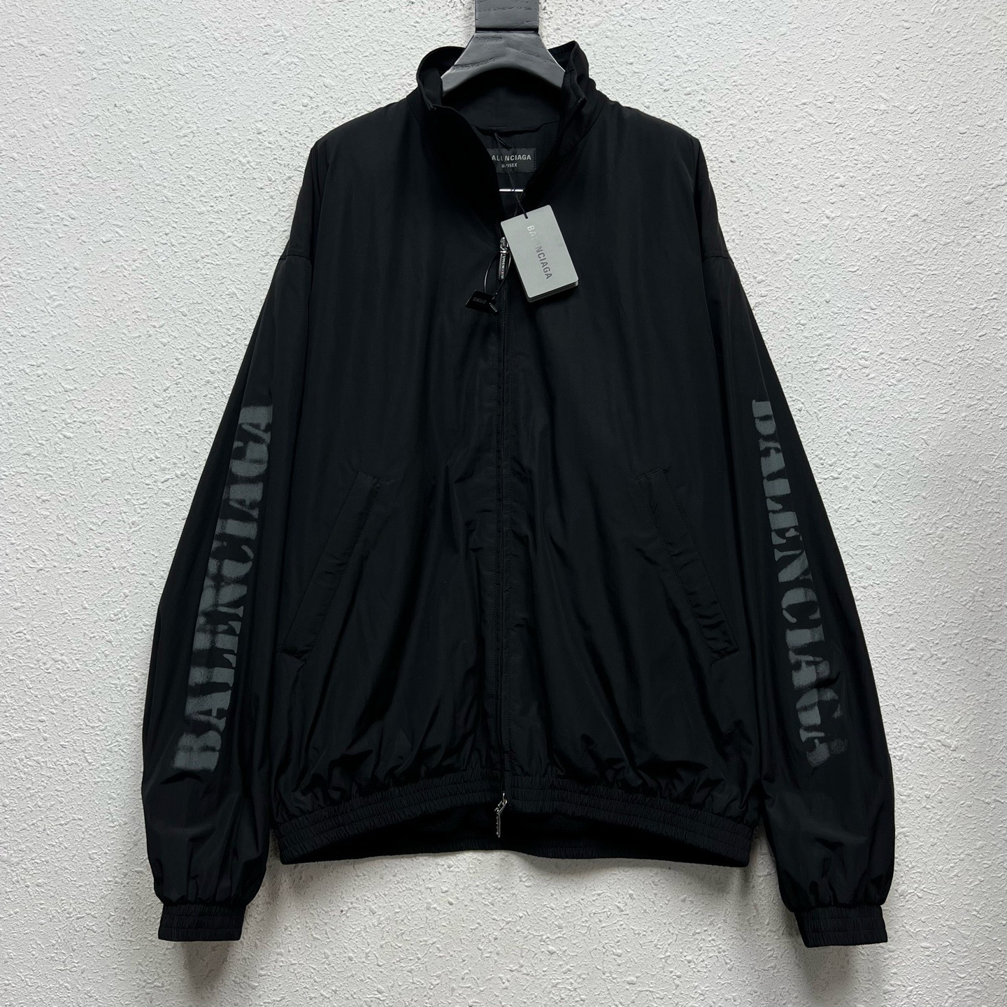 未使用 Balenciaga/巴黎世家 印花高领长袖外套 S码 DY12410