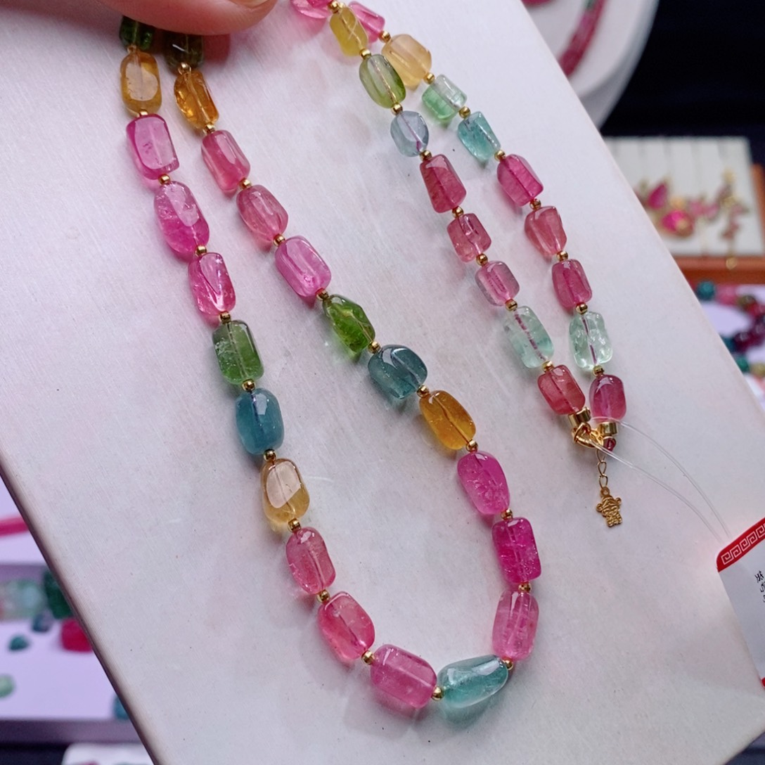 项链未镶嵌碧玺d