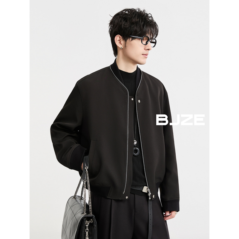 [自发热抗皱]BJZE25秋季棒球服夹克男士短款立领潮流外套B531437