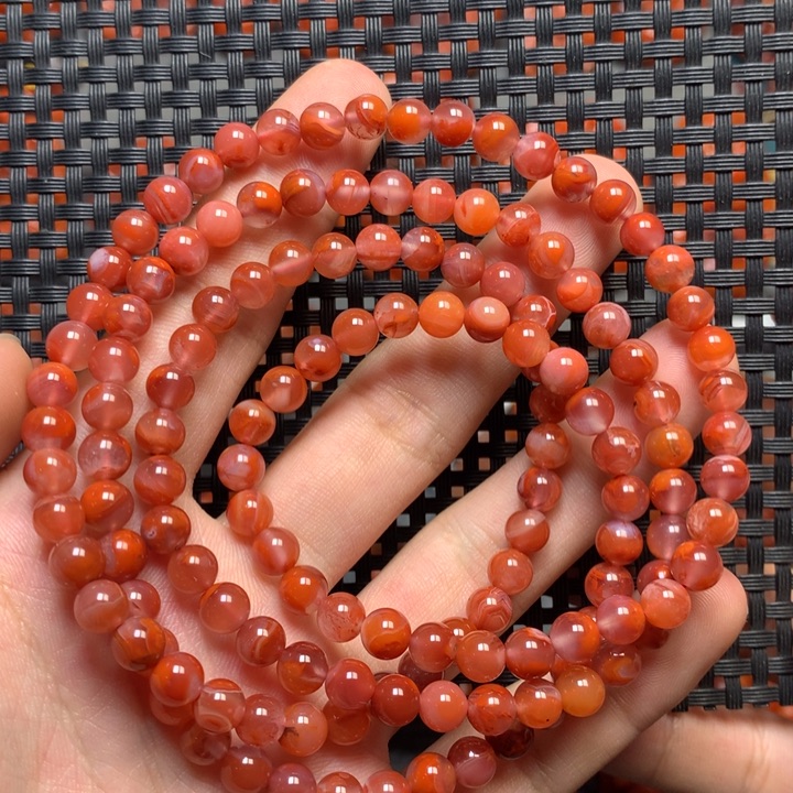 未镶嵌手链南红玛瑙6mm 