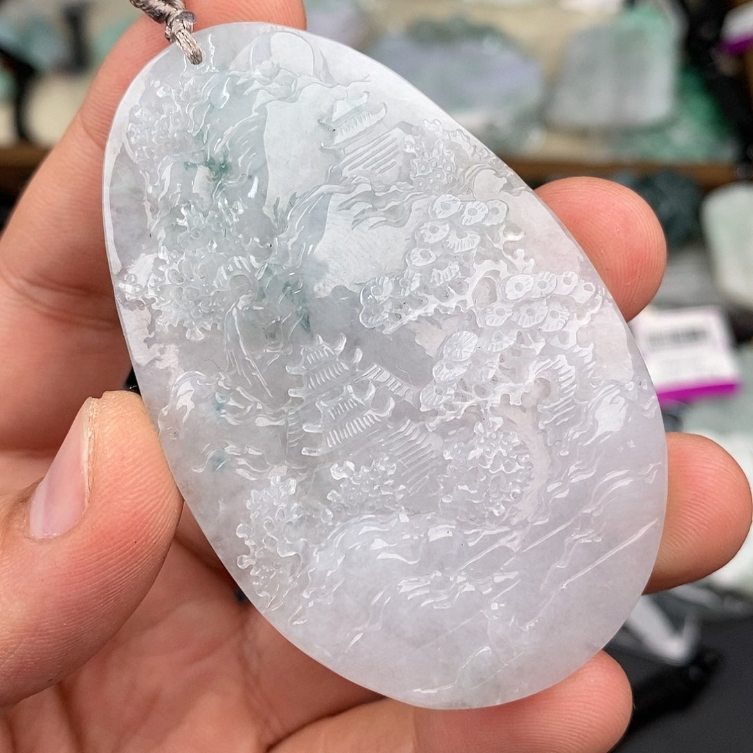 翡翠颈饰未镶嵌一