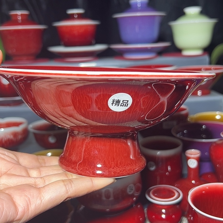 峰***隆景德镇玉郎亭陶瓷福利杯