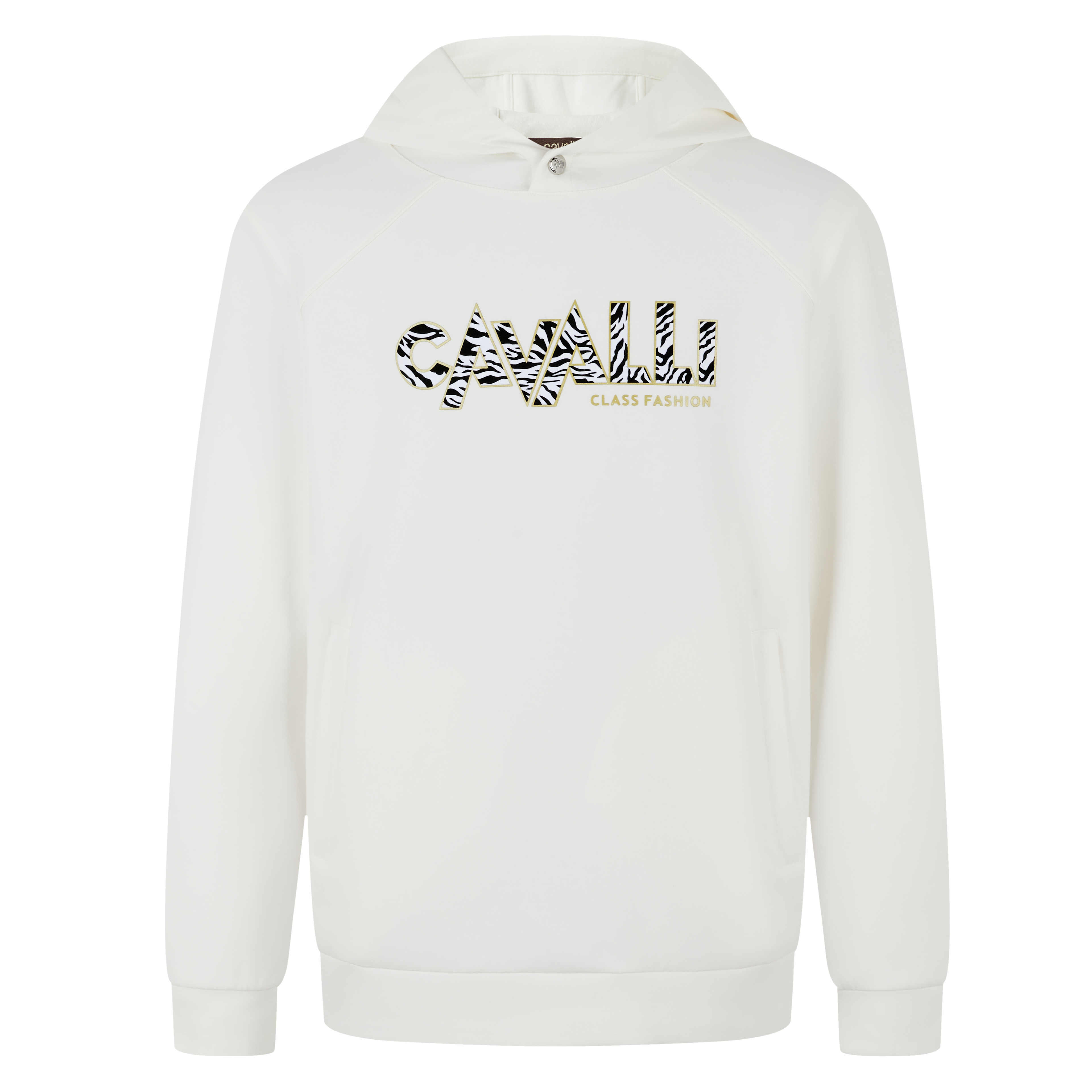 Cavalli Class25秋男士连帽休闲卫衣经典大标LOGO常规版RWC101