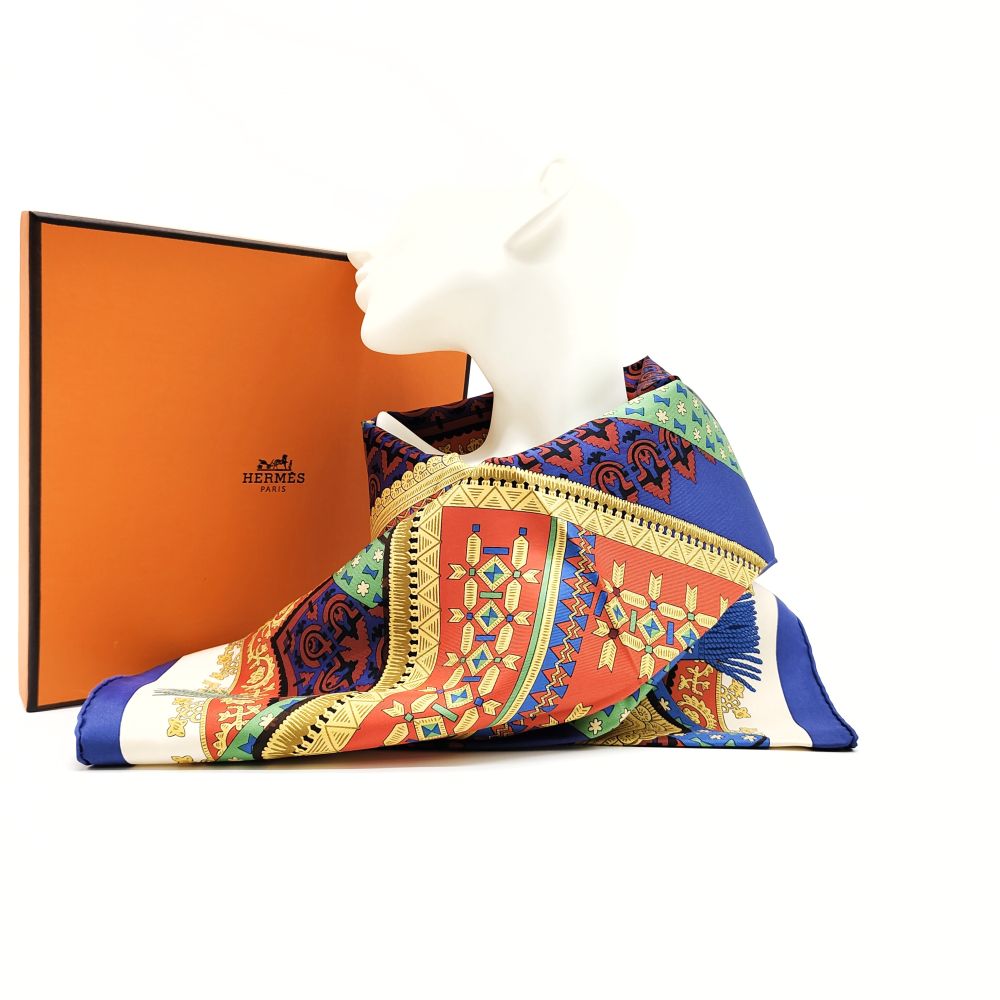 元品奢选/95新/爱马仕/丝巾/SN-X514219