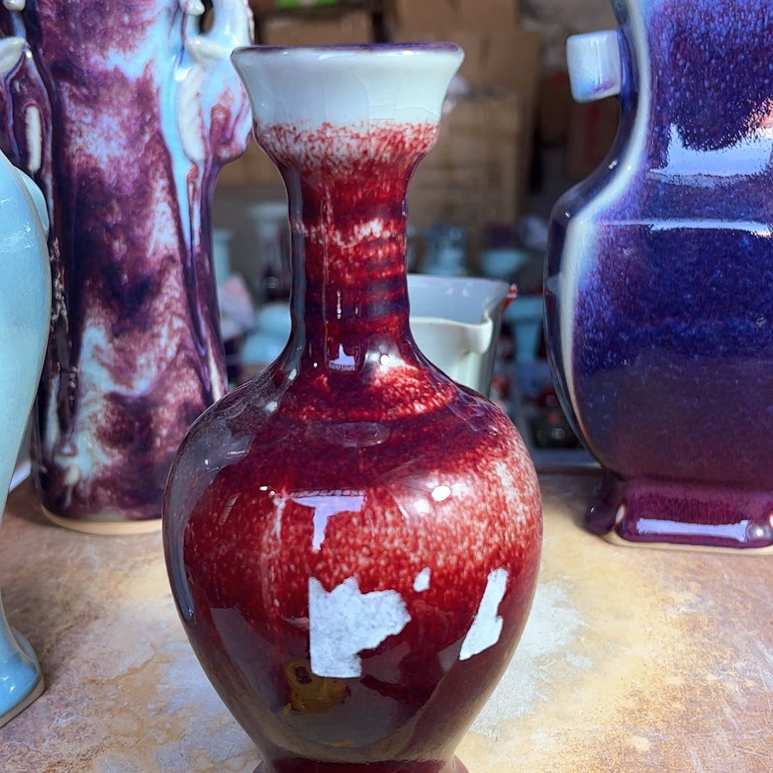 摆件郑家钧窑摆件微