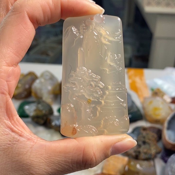 玛瑙/玉髓吊坠(不含链)未镶嵌