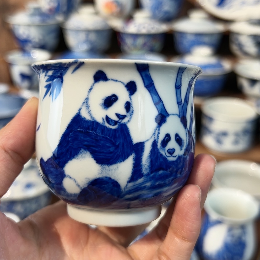 拾藝致物熊猫杯杯