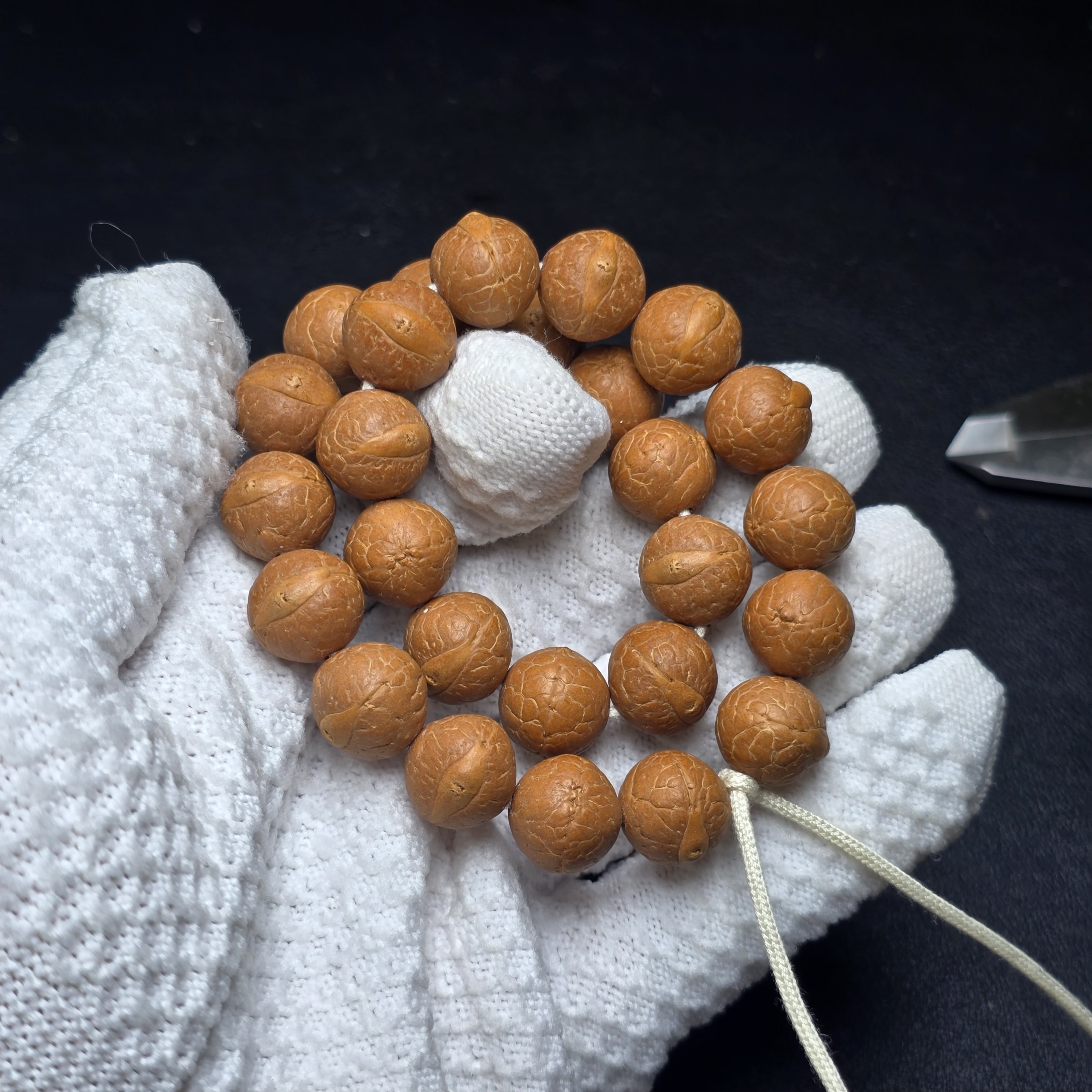 尼泊尔凤眼菩提-手持系列尺寸13.5-半实心定制款-货号sc11