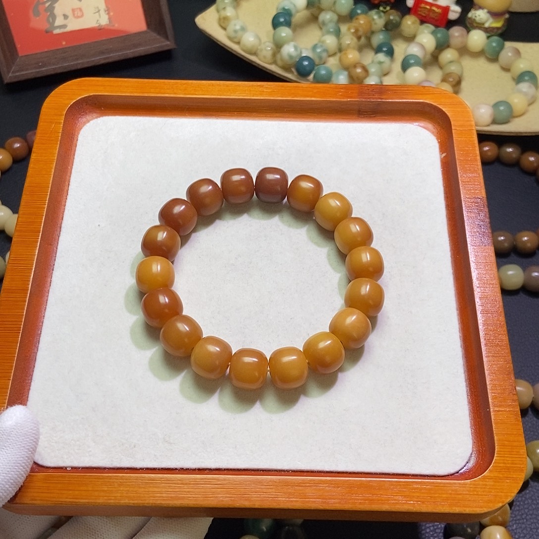 手串菩提根/象牙果卡14干磨荔枝红茶微瑕922